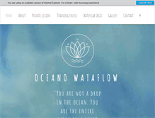 Tablet Screenshot of oceanwataflow.com